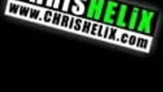 CHRiSHELiX huge black dick homosexual nerd strokes his prick and shoots a load porn video